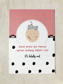Feel free to name your baby after me