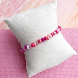 Confetti bracelet Hot Pink