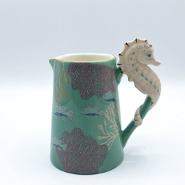 Coral Seahorse Jug