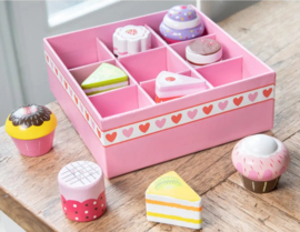 9 Gebakjes in geschenkdoos