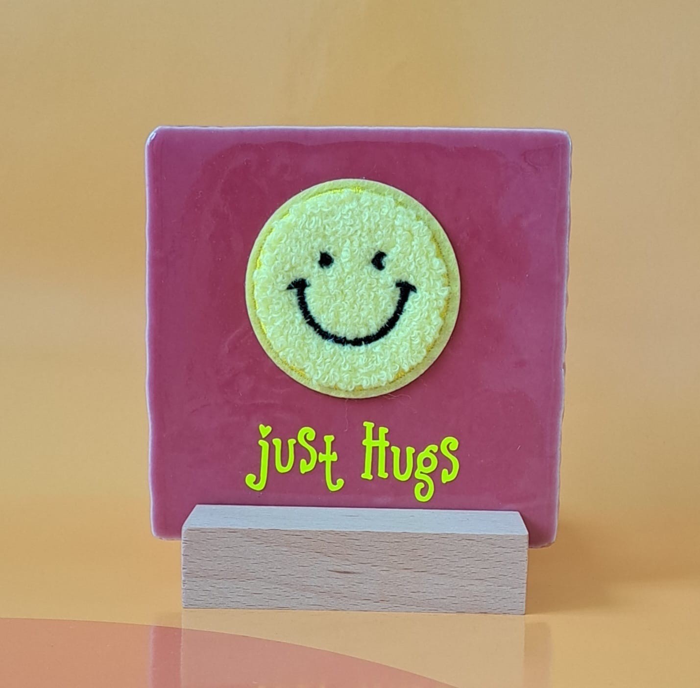 Tegel 3d Smiley Hugs