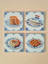 Tegel delfsblauw boerenkool