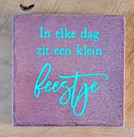 Tegel feestje