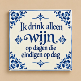 Tegel wijndagen