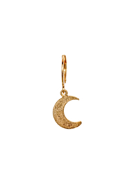 Golden moon earring