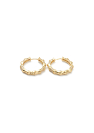 Golden bamboo hoops