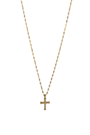 Golden glitter cross