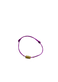Golden love (with cord) bracelet