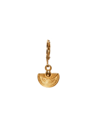 Golden girlpower sign earring