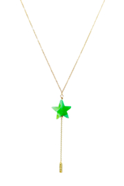 Golden green star