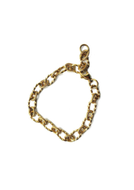 Golden chain bracelet