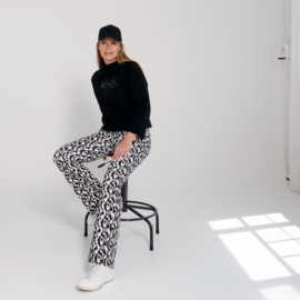 Jacket print black &white