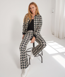 jacket print green