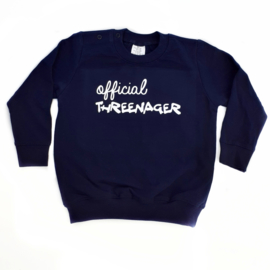 Sweater 'official threenager'