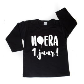 Longsleeve - Hoera 1 jaar!