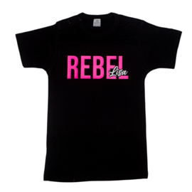 Shirtje - REBEL + naam