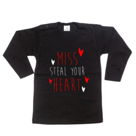 Longsleeve - miss steal your heart - valentijnsdag