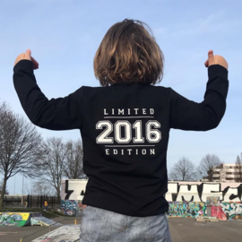 Sweater - naam en geboortedatum - limited edition