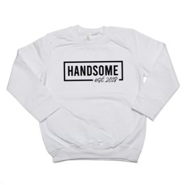 Sweater - HANDSOME + geboortejaar