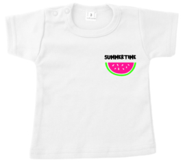 Shirtje - summervibes - watermeloen - neon