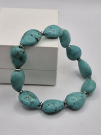 Armband met Turquoise kralen