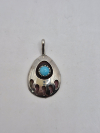 'Bereklauw' hanger met Turquoise VERKOCHT 