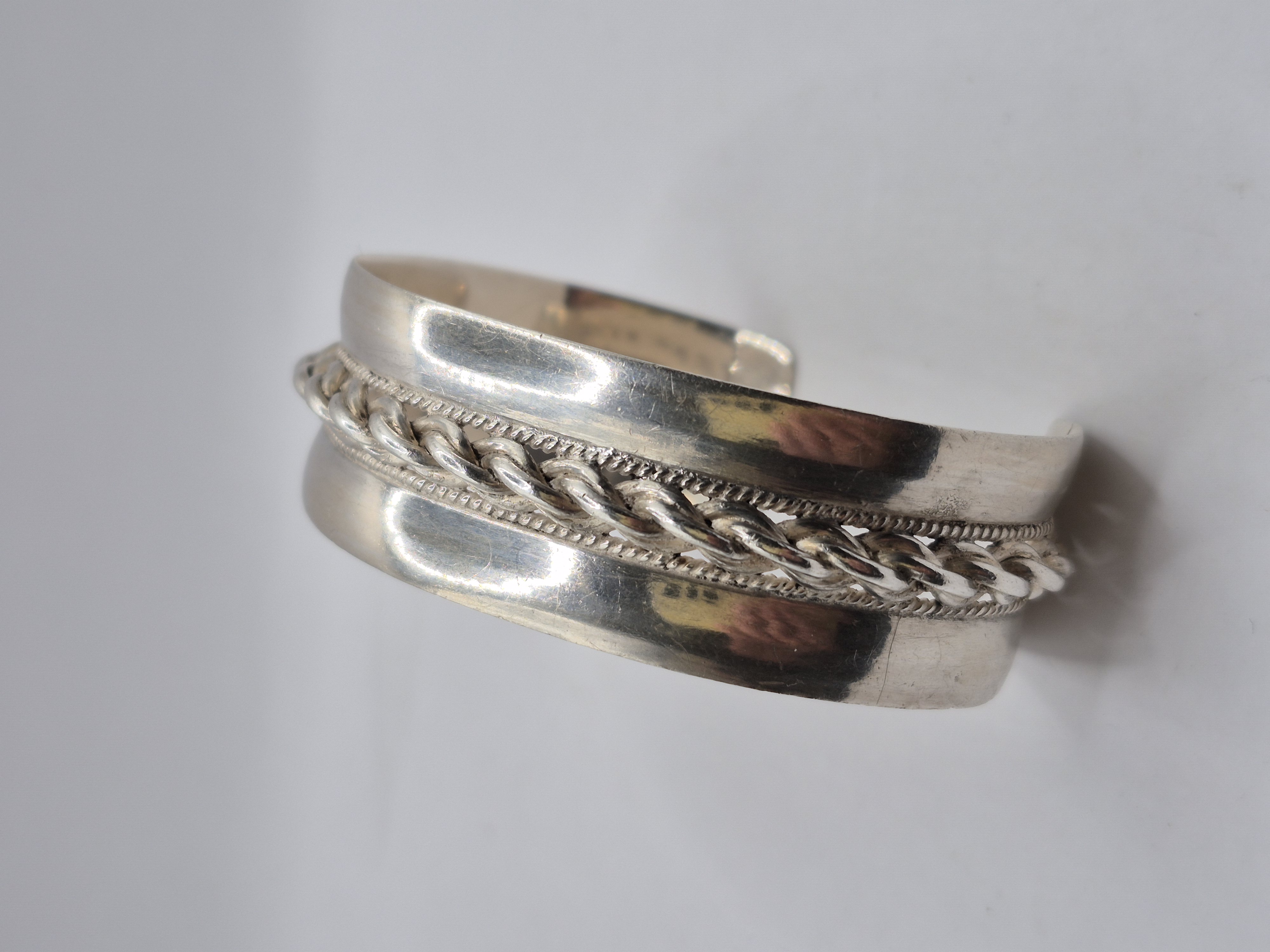 Zilveren manchet armband VERKOCHT