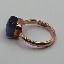 Ring met blauwe steen