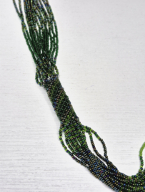 Groene kraaltjes ketting