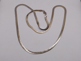 Platte ketting VERKOCHT