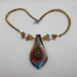 Murano stijl glas hanger VERKOCHT 