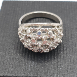 Zilverkleurige ring