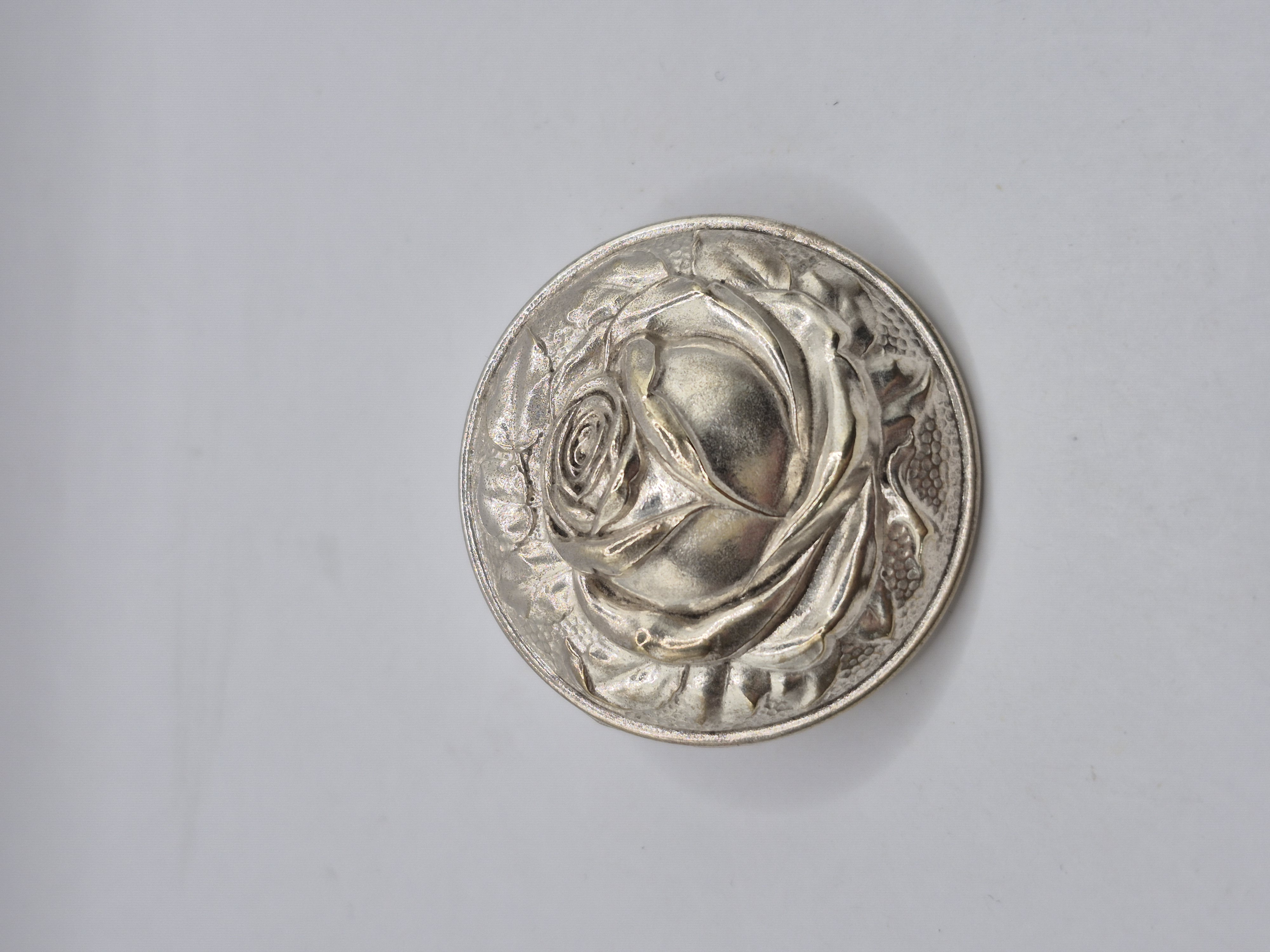 Broche met roos afbeelding VERKOCHT