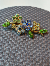 Strass broche VERKOCHT