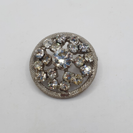 Broche met strassteentjes
