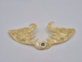 Oude celluloid haarclip