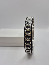 Armband met ketting effect