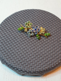 Strass broche VERKOCHT