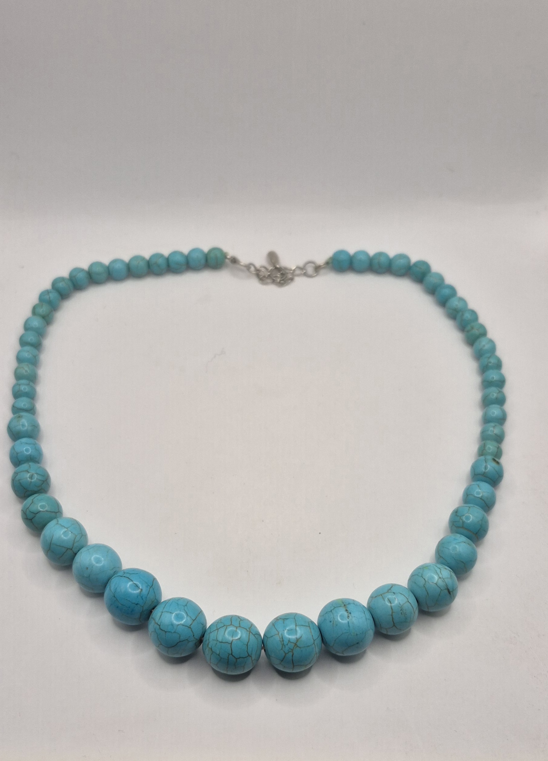 Turquoise kralenketting
