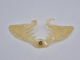 Oude cellulloid haarclip