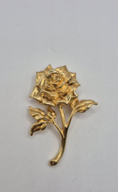 Roos broche VERKOCHT