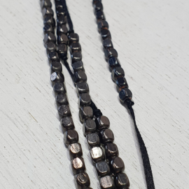 Lange Hematiet ketting