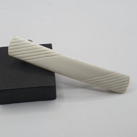 Witte Franse haarclip