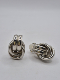Zilverkleurige oorclips