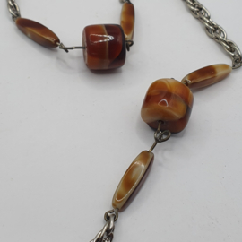 Ketting met Agaat kralen