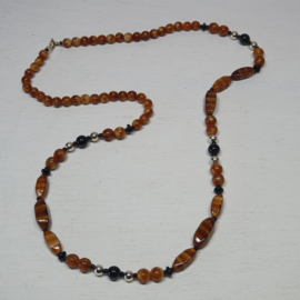 Ketting met glaskralen