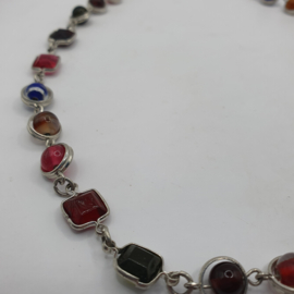 Vintage ketting met glaskralen