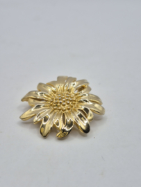Jaren 50 zonnebloem broche