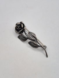 Roos broche VERKOCHT