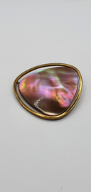 Art Deco broche met parelmoer VERKOCHT